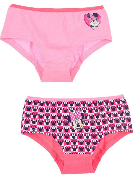 Disney Set 2 παιδικά boxer Minnie, Χρώμα Ροζ