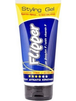 Flipper Styling Extra Strong Gel Μαλλιών Ανδρικό Πολύ Δυνατό Κράτημα 200ml