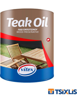 Vitex Teak Λάδι Εμποτισμού Ξύλου Διαλύτου 0.75lt