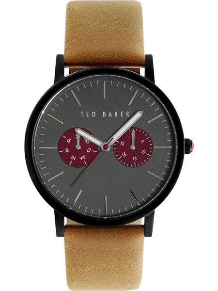 Ted Baker Ανδρικό Ρολόι με Πορτοκαλί Δερμάτινο Λουράκι TE10024783