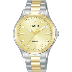 Lorus Γυναικείο Ρολόι με Ασημί Χρυσό Μεταλλικό Μπρασελέ RG244VX9