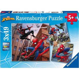 Παιδικό Puzzle Ravensburger Marvel Spider-Man 3x49 Κομμάτια