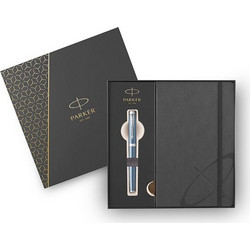 Πένα Parker I.M Premium Blue Grey CT Με Δώρο Σημειωματάριο