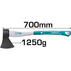 TOTAL Τσεκούρι με Πλαστική Λαβή 1.250gr THT7812506