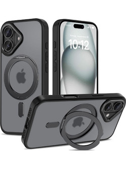 Tech-Protect Magring MagSafe Back Cover Matte Black (iPhone 16)