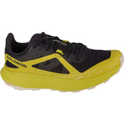 Salomon Ultra Flow Ανδρικά Αθλητικά Παπούτσια Trail Running Μαύρα Κίτρινα 474625