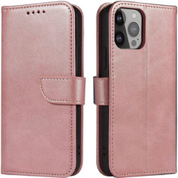 Hurtel Magnet Case Wallet Flip Cover Pink (Samsung Galaxy S25+)