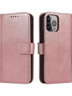 Hurtel Magnet Case Wallet Flip Cover Pink (Samsung Galaxy S25+)