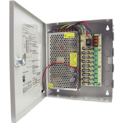 Σταθεροποιημένο τροφ. 12V / 15A, 9 εξόδων, ΜΕΤΑΛΛΙΚΟ ΚΟΥΤΙ, CP1209-15-9, ANGA