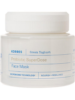 Korres Hydra-Biome Superdose Κρεμώδης Μάσκα Προσώπου για Ενυδάτωση 100ml
