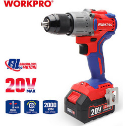 Δραπανοκατσάβιδο Μπαταρίας 20V Brushless 2x4Ah 60Nm 19+1 Ρυθμίσεις Ροπής