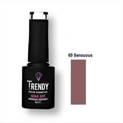 Trendy Soak Off 69 Sensuous Ημιμόνιμο Βερνίκι Νυχιών 6ml