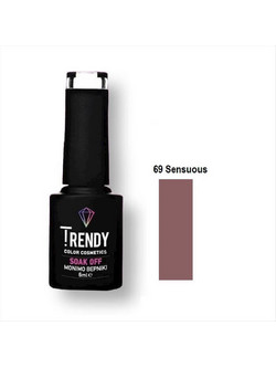 Trendy Soak Off 69 Sensuous Ημιμόνιμο Βερνίκι Νυχιών 6ml