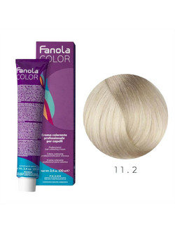 Fanola Croma Color 11.2 Ξανθό Σούπερ Πλατινέ Περλέ Μόνιμη Βαφή Μαλλιών 100ml