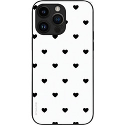 Sonique Heart Series Back Cover White (iPhone 14 Pro Max)