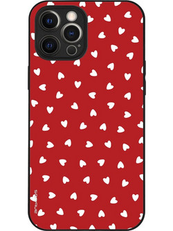 Sonique Heart Series Back Cover Red (iPhone 12 Pro Max)