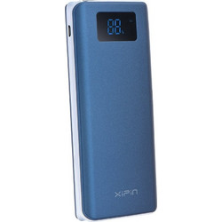 Xipin T1 Power Bank 10000mAh με 2 Θύρες USB-A Blue