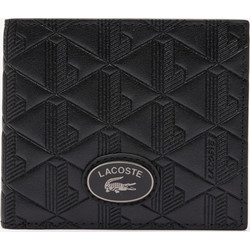 Ανδρικό Πορτοφόλι Lacoste Medium Monogram Billfold Black