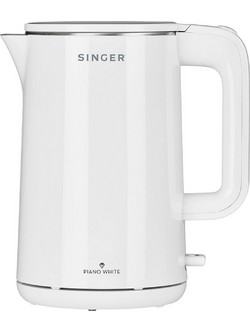Singer WK-15040 PWH Ανοξείδωτος Βραστήρας 1.2lt 1700W Λευκός