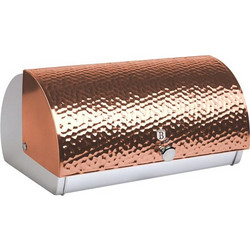 Berlinger Haus Ψωμιέρα από Ανοξείδωτο Aτσάλι, 38.5x28x18.5 cm, Metallic Line Rose Gold BH-6726 - Berlinger Haus