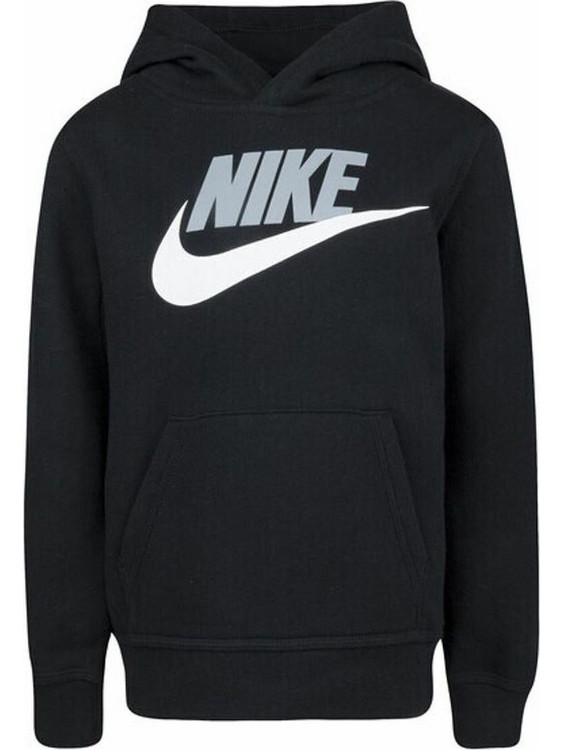 Nike Παιδικό Φούτερ με Κουκούλα Μαύρο FD2988-010
