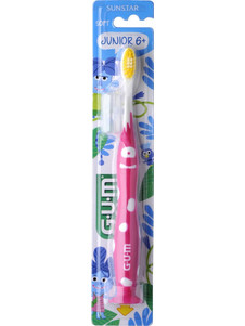 Gum Junior Monster 7-9 Παιδική Οδοντόβουρτσα Ροζ