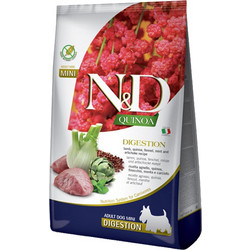 Farmina N&D Quinoa Digestion Grain Free Mini Adult with Lamb, Quinoa, Fennel, Mint & Artichoke 7kg