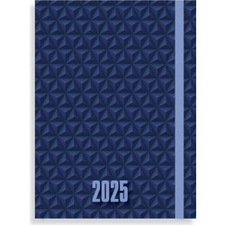Ημερολόγιο Ημερήσιο 2025 Luxury με Λάστιχο 12x17cm σε 4 Σχέδια 586122 Tesoro