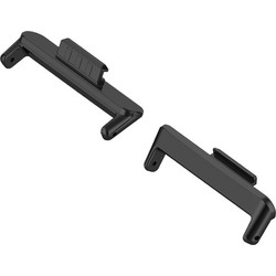 Συνδεσμός Connector σε 20mm για Huawei Watch Fit 3 / Fit 4 / Fit 4 Pro / Fit 5 / Fit 5 Pro - Black (2 Τεμάχια) - OEM