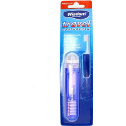 Wisdom Οδοντόβουρτσα Travel Size Μωβ