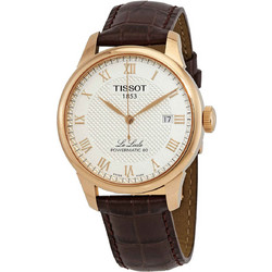 Tissot Le Locle Ανδρικό Ρολόι Αυτόματο με Καφέ Δερμάτινο Λουράκι T006.407.36.033.00