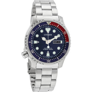 Citizen Promaster Ανδρικό Ρολόι Αυτόματο με Ασημί Μεταλλικό Μπρασελέ NY0086-83L