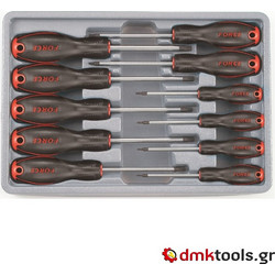 Force Σετ Κατσαβίδια Torx Με Τρυπα 2119T 11τμχ
