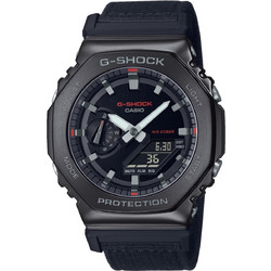 Casio G-Shock Ανδρικό Ρολόι Χρονογράφος με Μαύρο Υφασμάτινο Λουράκι GM-2100CB-1AER