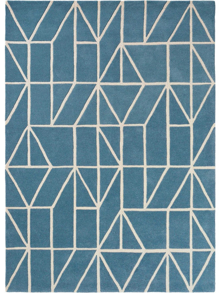 Scion Viso Χειροποίητο Χαλί Ορθογώνιο Μάλλινο 120x180cm 24008 Denim