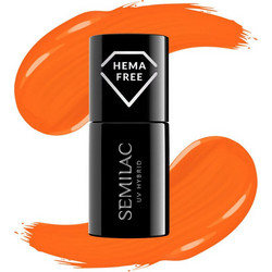 Semilac UV Hybrid 433 Supporting Orange Ημιμόνιμο Βερνίκι Νυχιών 7ml