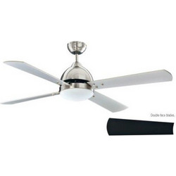 Perenz Illumina 7132b Ανεμιστήρας Οροφής 130cm 70W με Φως & Τηλεχειριστήριο Λευκός Καφέ