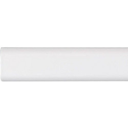 Μπάρα για ντουλάπα Stor Planet Cintacor Λευκό Οβάλ 200 cm 15 x 25 mm