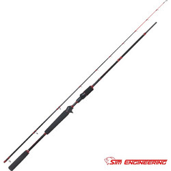 Sim Engineering Cross Fire Καλάμι Ψαρέματος για Tai Rubber Carbon Δίσπαστο 2.1m -170gr
