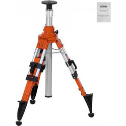 VEVOR Τρίποδο για Laser Level, Ρυθμιζόμενο Ύψος 69-172 cm, Σπείρωμα 5/8"-11 JZSJJZXSJS008GPZVV0