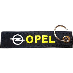 Υφασμάτινο μπρελόκ OPEL με κέντημα FLAT