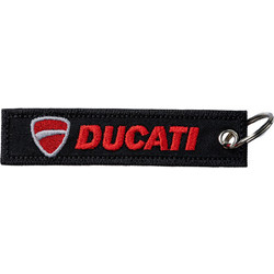 Υφασμάτινο μπρελόκ DUCATI με κέντημα FLAT