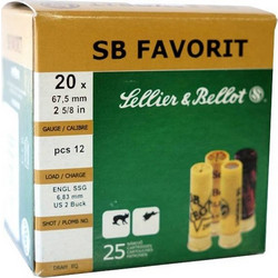 Sellier & Bellot Favorit Φυσίγγια Δράμια 20Cal 67.5mm 12βολα 25τμχ
