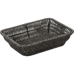 Καλάθι Ψωμιού KOD202 24x16x6cm Grey Espiel Ψάθα