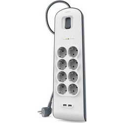 Belkin Surge Port.Strip 8 outlet 2 Meter power cord BSV804vf2M-V2