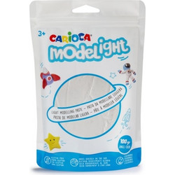 ΠΗΛΟΣ CARIOCA MODELIGHT 100gr ΛΕΥΚΟ