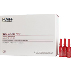 Korff Collagen Age Filler Boosting Αντιγηραντικό Serum Προσώπου με Κολλαγόνο 7τμχ