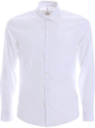 SEINSE Πουκάμισα CAMICIA M/L - ΑΣΠΡΟ
