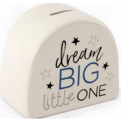 Kουμπαράς κεραμικό DREAM BIG 14x12x8cm