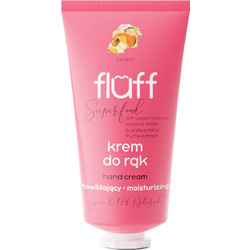 Fluff Antibacterial & Moisturizing Peach Ενυδατική Κρέμα Χεριών 50ml